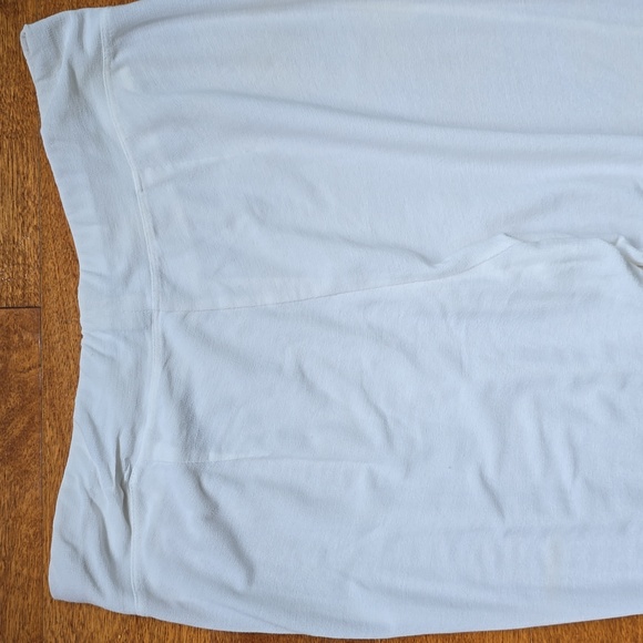 Eileen Fisher white washable stretch crepe lantern ankle pants size PP - Picture 9 of 12